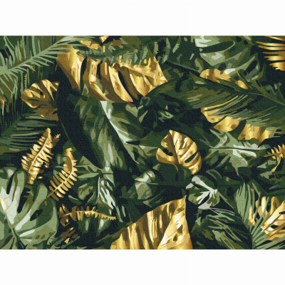 Картина за номерами Brushme Пальмове листя (RBS53704) Картина за номерами Brushme Пальмове листя (RBS53704)