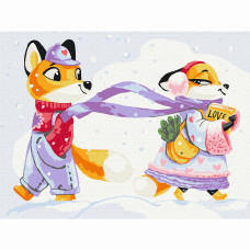 Картина за номерами Brushme Руденька любов (KBS0137) Картина за номерами Brushme Руденька любов (KBS0137)