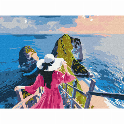 Картина за номерами Brushme Леді на островах (RBS51548) в Сумах Картина за номерами Brushme Леді на островах (RBS51548) в Сумах