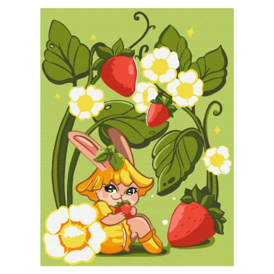 Картина за номерами Brushme Лісова суничка (KBS0142) Картина за номерами Brushme Лісова суничка (KBS0142)