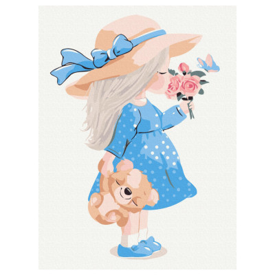 Картина за номерами Brushme Маленька леді (KBS7123) в Сумах Картина за номерами Brushme Маленька леді (KBS7123) в Сумах