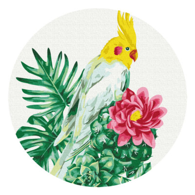 Картина за номерами Brushme Тропічний папуга (RC00057M) в Сумах Картина за номерами Brushme Тропічний папуга (RC00057M) в Сумах