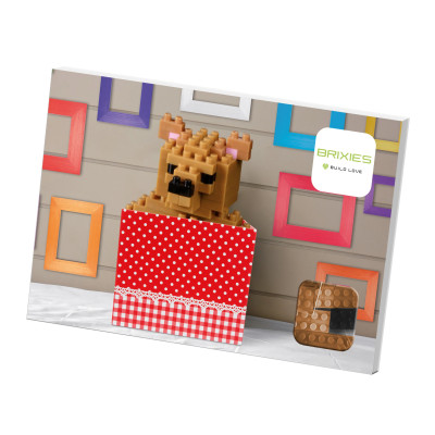 Конструктор BRIXIES Листівка Ведмедик Тедді 59 деталей (220.024) в Запорожье