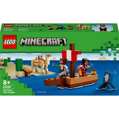 Конструктор LEGO Minecraft Подорож на піратському кораблі (21259) Конструктор LEGO Minecraft Подорож на піратському кораблі (21259)