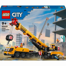 ​Конструктор LEGO City Жовтий пересувний будівельний кран (60409)