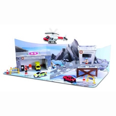 Ігровий набір Maisto Mini Work Machines Гірська рятувальна операція (12573)