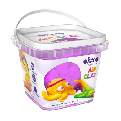 Повітряна глина OKTO School Supplies фіолетова 910 мл (20013) Повітряна глина OKTO School Supplies фіолетова 910 мл (20013)
