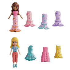 Ігровий набір Polly Pocket Модний гардероб для двох Русалка (HNF51/1)