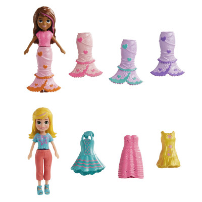 Ігровий набір Polly Pocket Модний гардероб для двох Русалка (HNF51/1) в Полтаве