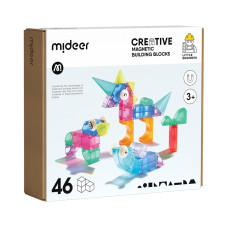 Магнітний конструктор Mideer Building blocks 46 деталей (MD1407) Магнітний конструктор Mideer Building blocks 46 деталей (MD1407)