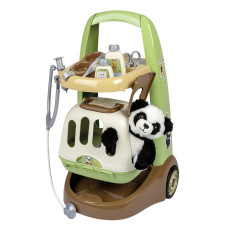 Ігровий набір Smoby Візок для догляду за тваринами з пандою (340405) Ігровий набір Smoby Візок для догляду за тваринами з пандою (340405)