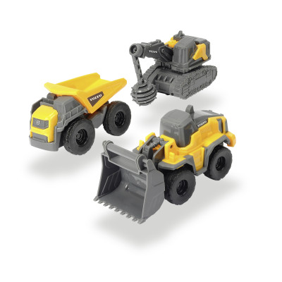 Ігровий набір Dickie Toys Volvo Мікробудівельники Демолятор, самоскид, бульдозер (3722009/2)