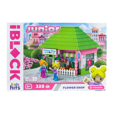 Конструктор IBLOCK Junior Kids hits Flower shop 328 деталей (KH08/013/11) в Запорожье