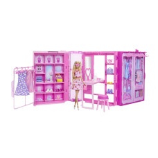 Ігровий набір Barbie Стильна гардеробна з лялькою (HXD58)