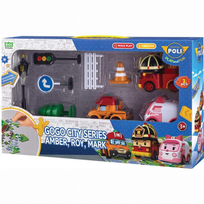 Ігровий набір Robocar Poli GoGo Міська серія (ZR-913) Ігровий набір Robocar Poli GoGo Міська серія (ZR-913)