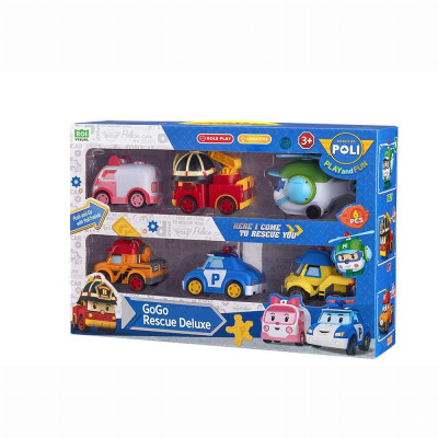 Ігровий набір Robocar Poli GoGo Рятівники делюкс (ZR-914) Ігровий набір Robocar Poli GoGo Рятівники делюкс (ZR-914)
