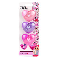 Набір бальзамів для губ Create It! Love Сердечки 3 шт (84596) Набір бальзамів для губ Create It! Love Сердечки 3 шт (84596)