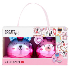 Набір дитячих бальзамів для губ Create It! Fun 2 шт (84570) Набір дитячих бальзамів для губ Create It! Fun 2 шт (84570)