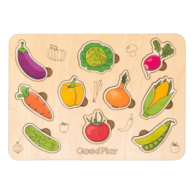 Пазл-сортер Good Play Овочевий світ (PS-4-014) Пазл-сортер Good Play Овочевий світ (PS-4-014)