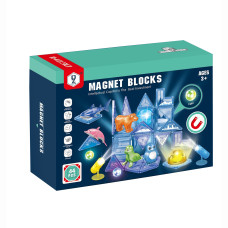 Магнітний конструктор Dezhi Північ та морські мешканці 44 деталі (HD124A-1)