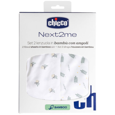 Простирадло на резинці Chicco Next2Me Bamboo, 50х83 см, 2 шт. в Виннице Простирадло на резинці Chicco Next2Me Bamboo, 50х83 см, 2 шт. в Виннице