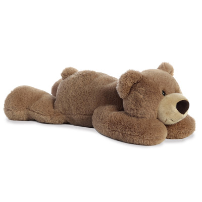 М'яка іграшка Aurora Ведмідь лежачий коричневий 28 см (171456C)