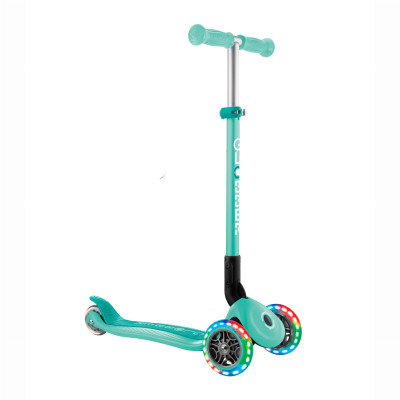 Самокат Globber Primo foldable lights м'ятний (432-206-3) в Виннице
