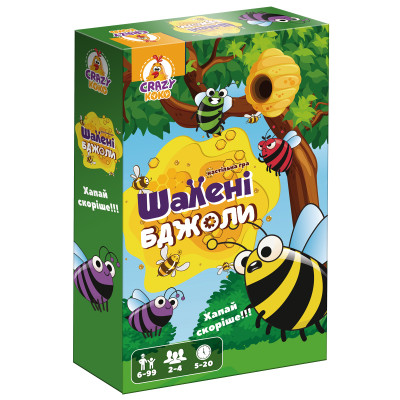 Настільна гра Vladi Toys Шалені бджоли (VT8077-06) Настільна гра Vladi Toys Шалені бджоли (VT8077-06)