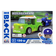 Конструктор IBLOCK Build & create Chasing the criminal 130 деталей (KH41/003/4)