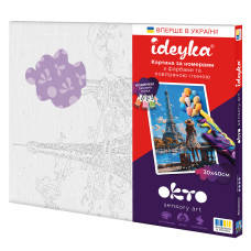 Картина за номерами ОКТО Вітання з Парижу 30 х 40 см (30006)