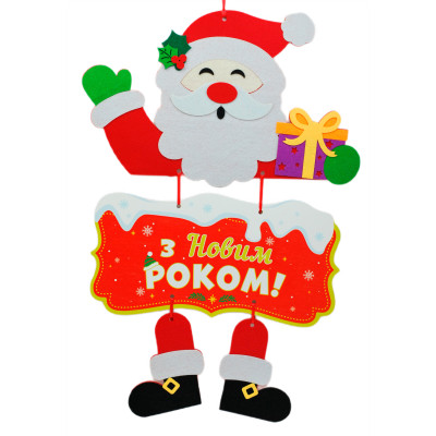 Декор Apli Krapli Санта з досточкою (2252540143015)