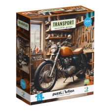 Пазл DoDo Transport Medium-L Мотоциклетний гараж 500 елементів (300651)