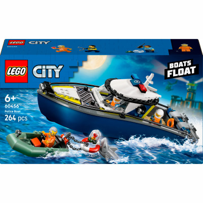 Конструктор LEGO City Переслідування на поліцейському катері (60456) Конструктор LEGO City Переслідування на поліцейському катері (60456)