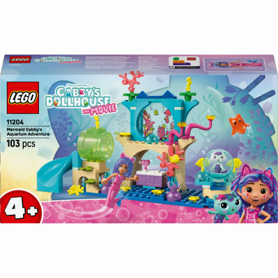 Конструктор LEGO Gabby's Dollhouse Акваріумні пригоди русалоньки Ґаббі (11204) в Николаеве