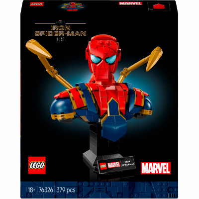 Конструктор LEGO Marvel Погруддя Залізної Людини-Павука (76326)