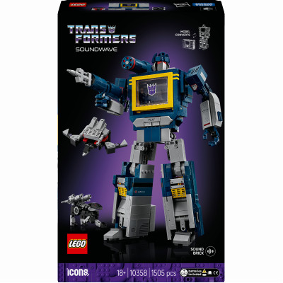 Конструктор LEGO Icons Transformers: Саундвейв (10358) Конструктор LEGO Icons Transformers: Саундвейв (10358)