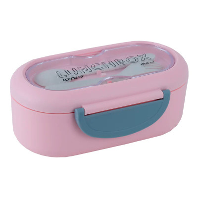 Ланчбокс Kite Рожевий 1000 мл (K23-185-3) в Чернигове Ланчбокс Kite Рожевий 1000 мл (K23-185-3) в Чернигове