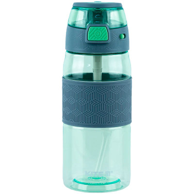 Пляшка для води Kite Зелено-сіра 600 мл (K24-1201-2) в Ровном Пляшка для води Kite Зелено-сіра 600 мл (K24-1201-2) в Ровном