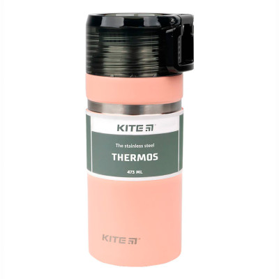 Термос Kite Персиковий 473 мл (K21-320-01)