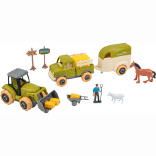 Ігровий набір Otamanko Веселий хутір Трактор, вантажівка і фермер (532.01.63)