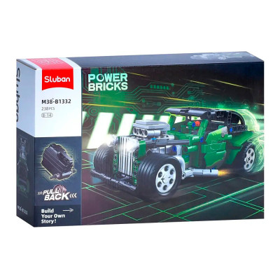 Конструктор Sluban Машина зелена 238 деталей (M38-B1332) в Виннице