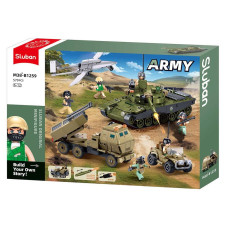 Конструктор Sluban Army Операція Полювання та знищення 579 деталей (M38-B1259)