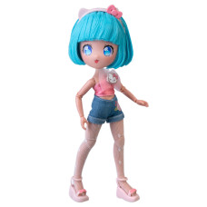 Лялька 4SF Manga Dolls Hello Kitty Красуня Пінк на скутері (HKTF3000)