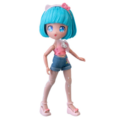 Лялька 4SF Manga Dolls Hello Kitty Красуня Пінк на скутері (HKTF3000)