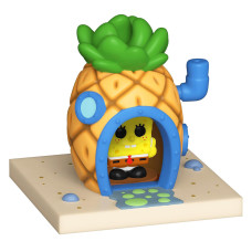 Набір фігурок ​Funko Pop Bitty Pop Towns Губка Боб Квадратні Штани Губка Боб і його дім (83638)