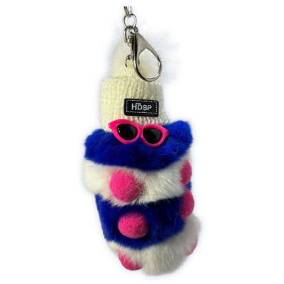 Брелок Тискуни біло-синій 15 см (MYK024) Брелок Тискуни біло-синій 15 см (MYK024)