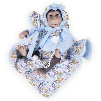 Пупс Munecas De Cuna Мавпочка з ковдрою 36 см (8436587142970) в Чернигове