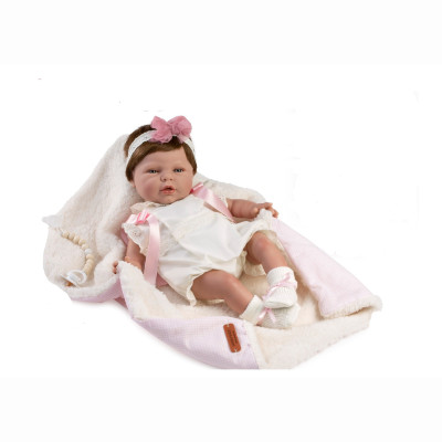 Пупс Reborn Munecas De Cuna з рожевою пов'язкою 45 см (8436587142260) Пупс Reborn Munecas De Cuna з рожевою пов'язкою 45 см (8436587142260)
