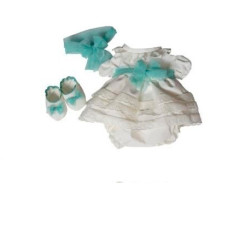 Набір одягу для пупсів Munecas De Cuna 55 см блакитний (8436587143526)