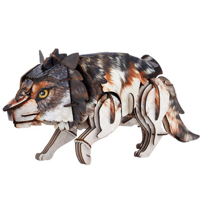 Тривимірний пазл CubicFun Дикі тварини Сірий вовк (DS1180h) в Хмельницком